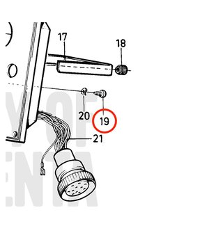 Tornillo Cruz Original Volvo Penta 949947