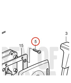 Tornillo Cruz Original Volvo Penta 961330