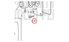 Tornillo de Cabeza Hexagonal Original Volvo Penta 997781