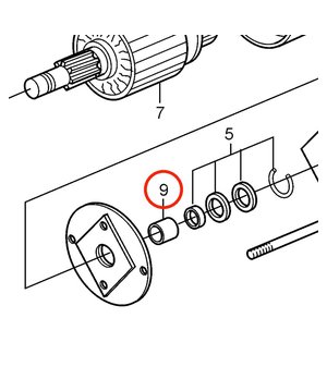 Casquillo Original Volvo Penta 3583751