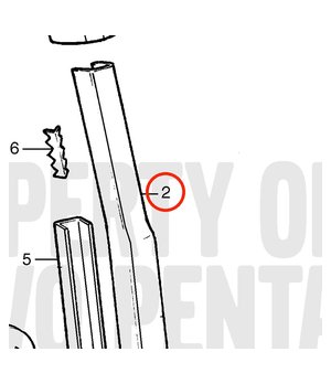 Palanca Original Volvo Penta 828911