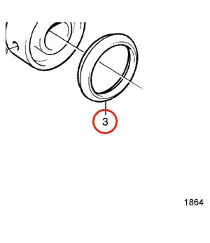 Anillo Original Volvo Penta 852995