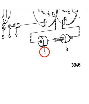 Cubierta de Protección Original Volvo Penta 803748