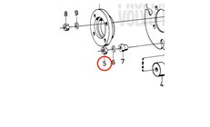 Tuerca Hexagonal Original Volvo Penta 955850