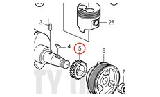 Engranaje Original Volvo Penta 3812431