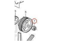 Tuerca Original Volvo Penta 861977
