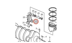 Biela Original Volvo Penta 3812206