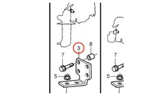 Fijación Original Volvo Penta 3884176