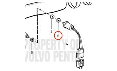 Tuerca Original Volvo Penta 828750