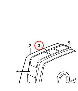 Pegatina Original Volvo Penta 851896
