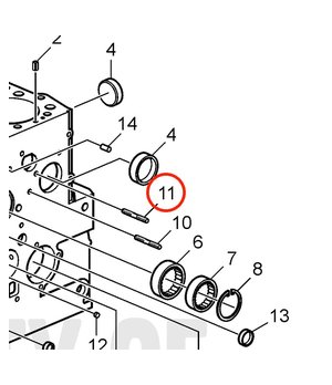 Espárrago Original Volvo Penta 3583709