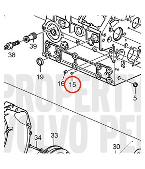 Tapón Original Volvo Penta 3807215