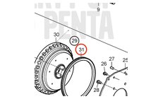 Corona Dentada Original Volvo Penta 3580354