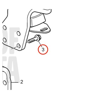 Tornillo Embridado Original Volvo Penta 21246649