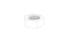 Tuerca Hexagonal Original Volvo Penta 955821