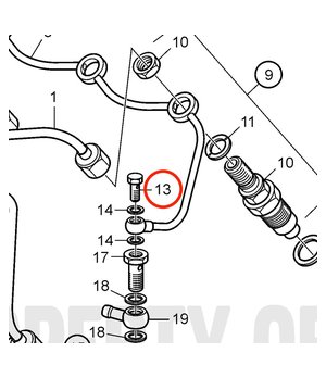 Tornillo Original Volvo Penta 3886458