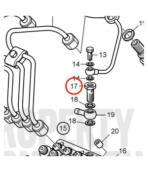 Tornillo Hueco Original Volvo Penta 3580628