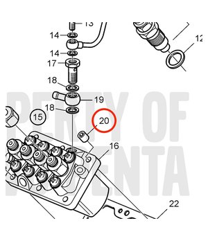 Tuerca Original Volvo Penta 3886450