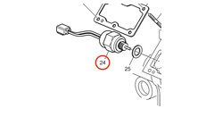 Solenoide de Parada Original Volvo Penta 3584127