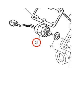 Solenoide de Parada Original Volvo Penta 3584127