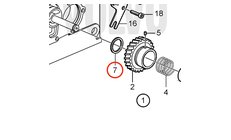 Arandela de Presión Original Volvo Penta 861986