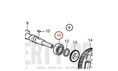 Cojinete de Bolas Original Volvo Penta 3887487