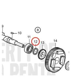 Distanciador Original Volvo Penta 861983