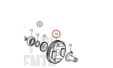 Engranaje Original Volvo Penta 3580357