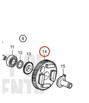 Engranaje Original Volvo Penta 3580357