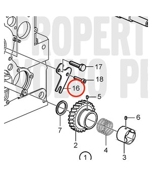 Chapa Original Volvo Penta 861991