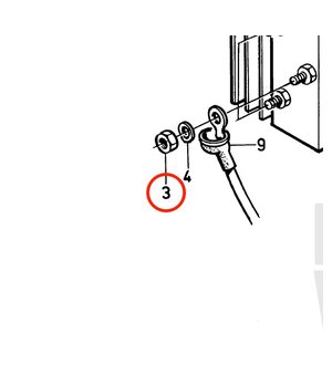 Tuerca Hexagonal Original Volvo Penta 955846