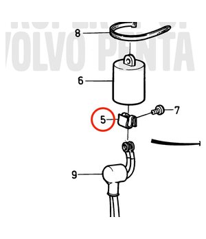 Tuerca Resorte Original Volvo Penta 859492