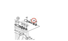 Anillo de Estanqueidad Original Volvo Penta 3580087