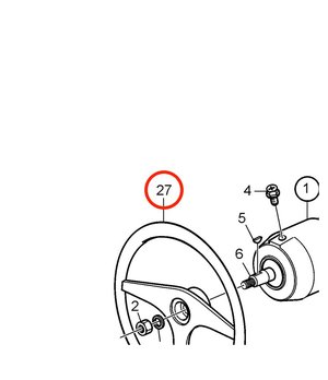 Volante Original Volvo Penta 3843317
