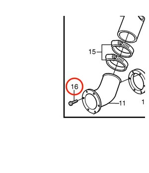 Tornillo Original Volvo Penta 828410