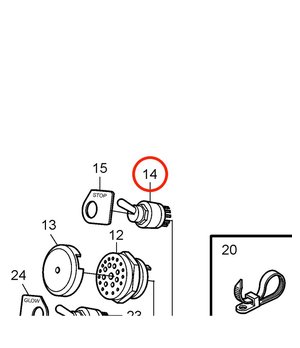 Interruptor Original Volvo Penta 3586251