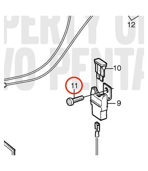 Tornillo de Cabeza Hexagonal Original Volvo Penta 972070