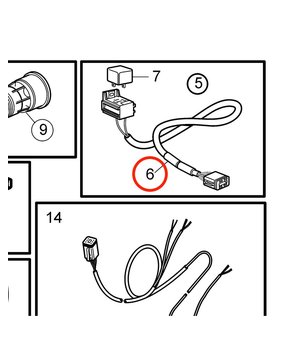 Cable Original Volvo Penta 21427463