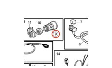Cerradura de Arranque Original Volvo Penta 3587071