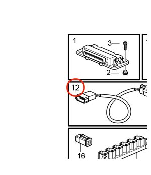 Cable Original Volvo Penta 21421945
