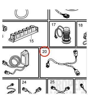 Cable Original Volvo Penta 21825662