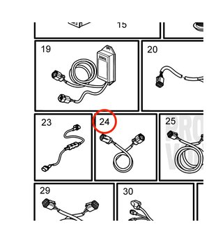 Cable Original Volvo Penta 21480272
