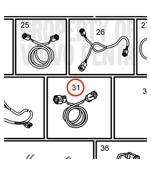 Cable Original Volvo Penta 22067251