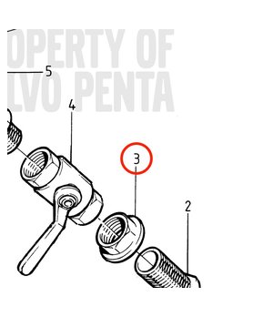 Tuerca Original Volvo Penta 836879