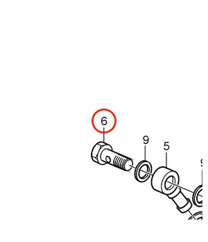 Tornillo Hueco Original Volvo Penta 3580098