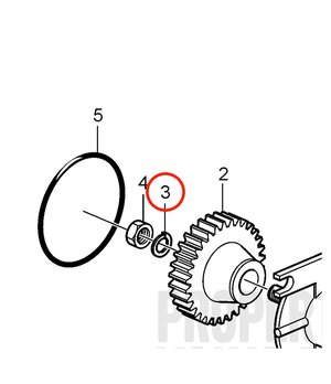 Arandela Elástica Original Volvo Penta 3580015