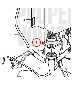 Manojo Cables Original Volvo Penta 3809732