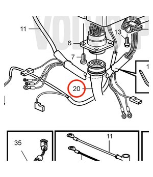 Cable de Prolongación Original Volvo Penta 873838