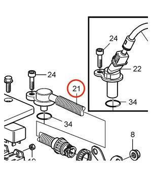 Sensor Original Volvo Penta 3944124