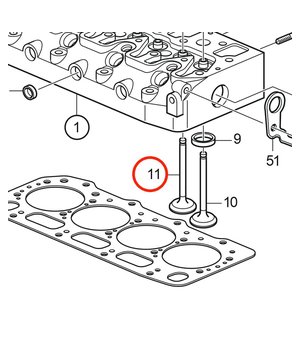 Culata Original Volvo Penta 3803894